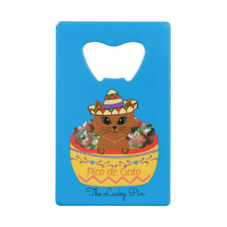 Pico de Gato-flesopener Creditkaart Flessenopener