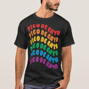 Pico de Gayo LGBT Gay Lesbische Pride Voor Mannen  T-shirt
