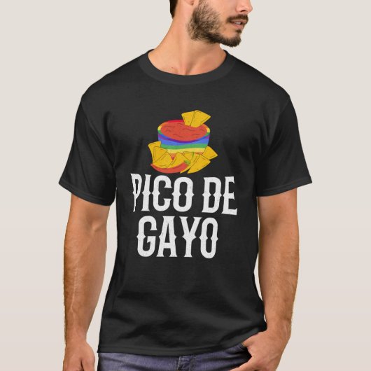 Pico de Gayo Maand Human Rights Trots Ally Queer L T-shirt (Voorkant)