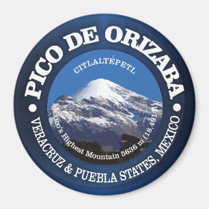 Pico de Orizaba (Citlaltepetl) Magneet
