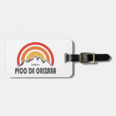 Pico de Orizaba Mexico Bagagelabel (Voorkant horizontaal)