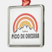 Pico de Orizaba Mexico Metalen Ornament (Links)