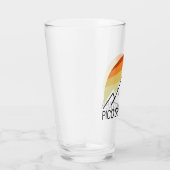 Pico de Orizaba Mexico Retro Glas (Rechts)
