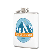 Pico de Orizaba Mexico Sterren Maan Heupfles (Links)