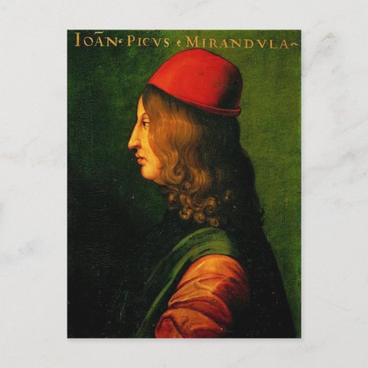Pico della Mirandola Briefkaart (Voorkant)
