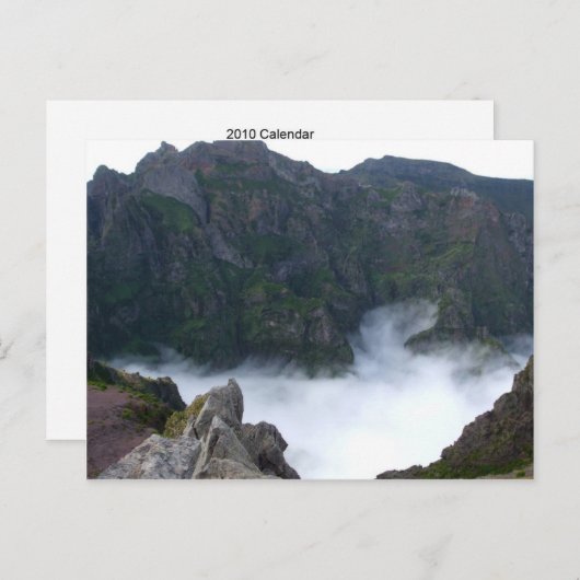 Pico do Areeiro Briefkaart (Voorkant / Achterkant)