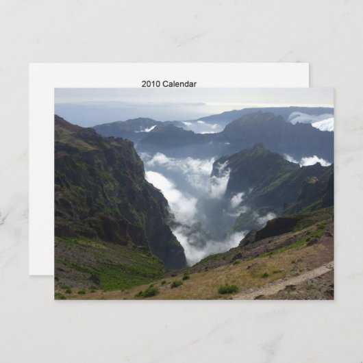 Pico do Areeiro II Briefkaart (Voorkant / Achterkant)