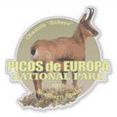 Picos de Europa (Chamois) WT Sticker (Voorkant)