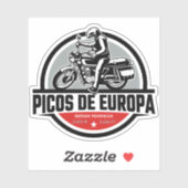 Picos de Europa Spaanse Cantabrische Bergen Motor Sticker (Vel)