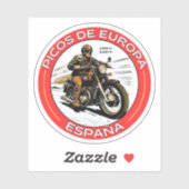 Picos de Europa Spaanse Cantabrische Bergen Motor Sticker (Vel)