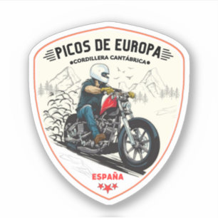 Picos de Europa Spaanse Cantabrische gebergte Sticker