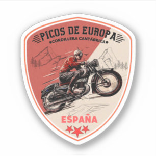Picos de Europa Spaanse Cantabrische gebergte Sticker