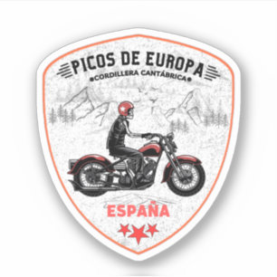 Picos de Europa spanish Cantabrian Mountains Sticker