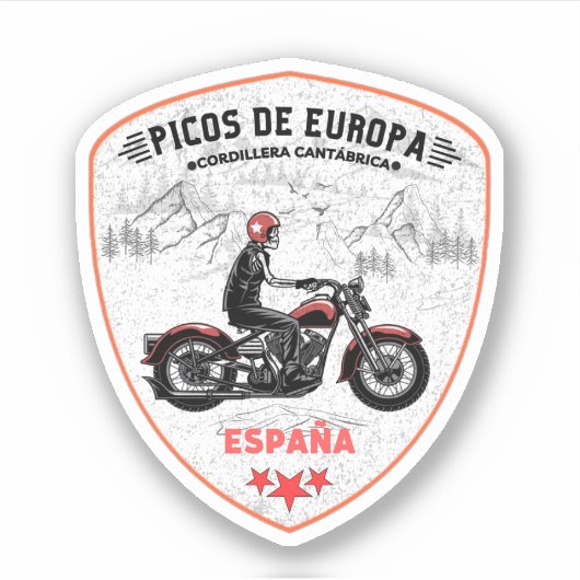Picos de Europa spanish Cantabrian Mountains Sticker (Voorkant)