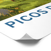 Picos de Europa Spanje Reisprint Poster (Hoek)