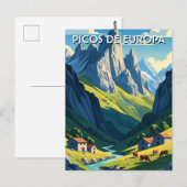PIcos de Europa Spanje Reizen Briefkaart (Voorkant / Achterkant)