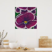 Picottee Pansy Poster (Keuken)