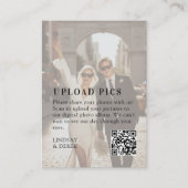 Pics happen! Bold Trending Photo Wedding  Informatiekaartje (Voorkant)