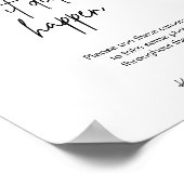 Pics of het gebeurde niet wegwerp camera bruiloft poster (Hoek)