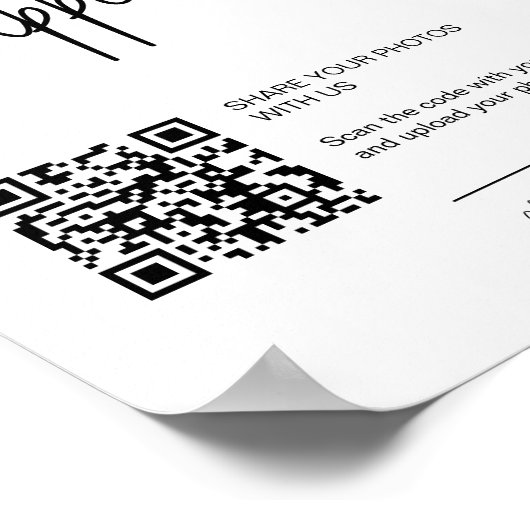 Pics of het gebeurde niet wegwerp camera bruiloft poster (Hoek)