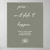 Pics of het gebeurde niet wegwerp camera bruiloft poster (Voorkant)