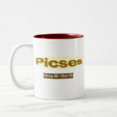 Picses Funny Mug Tweekleurige Koffiemok (Links)