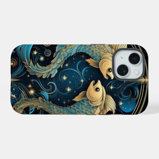 Picses Zodiac iPhone 15 Case (Achterkant horizontaal)