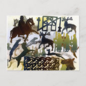 Pict-symbolen en lacing briefkaart (Voorkant)