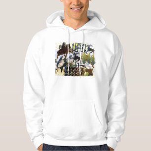 Pict-symbolen en lacing hoodie