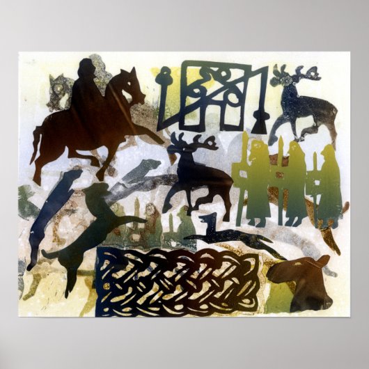 Pict-symbolen en lacing poster (Voorkant)