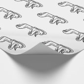 Pictish beast cadeaupapier (Hoek)