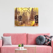 Pictish Birsay Stone Canvas Afdruk (Insitu (Woonkamer))