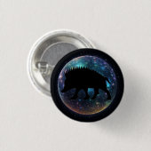 Pictish Boar Space Orb Ronde Button 3,2 Cm (Voorkant /achterkant)