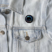 Pictish Boar Space Orb Ronde Button 3,2 Cm (In situ)