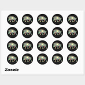 Pictish Boar Sun Ronde Sticker (Vel)