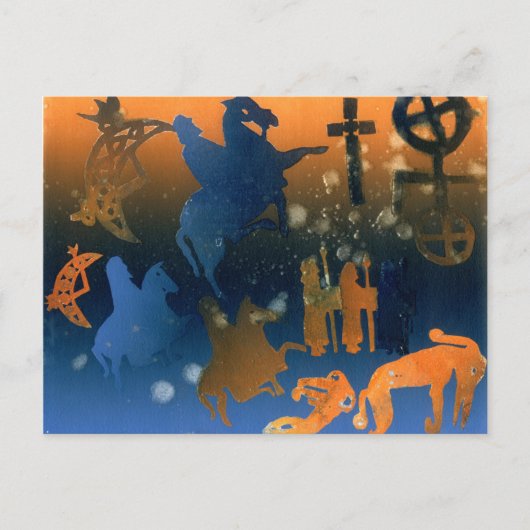 Pictish Ceremony Briefkaart (Voorkant)