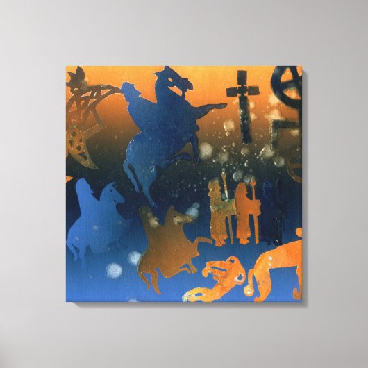 Pictish Ceremony Canvas Afdruk (Voorkant)