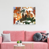 Pictish Heritage Canvas Afdruk (Insitu (Woonkamer))