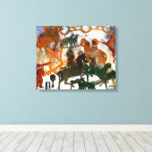 Pictish Heritage Canvas Afdruk (Insitu (Houten vloer))