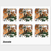 Pictish Heritage Vierkante Sticker (Vel)