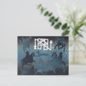 Pictish Hunting Scene Briefkaart (Staand voorkant)