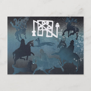 Pictish Hunting Scene Briefkaart