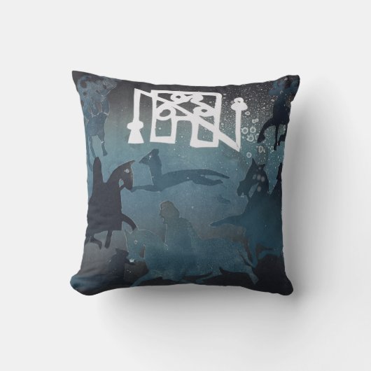 Pictish Hunting Scene I 1995 Kussen (Voorkant)