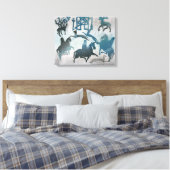 Pictish Hunting Scene III 1995 Canvas Afdruk (Insitu (Slaapkamer))