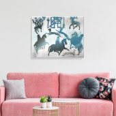 Pictish Hunting Scene III 1995 Canvas Afdruk (Insitu (Woonkamer))