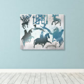 Pictish Hunting Scene III 1995 Canvas Afdruk (Insitu (Houten vloer))