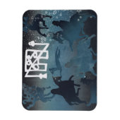 Pictish Hunting Scene Magneet (Verticaal)