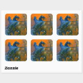 Pictish Magic Vierkante Sticker (Vel)