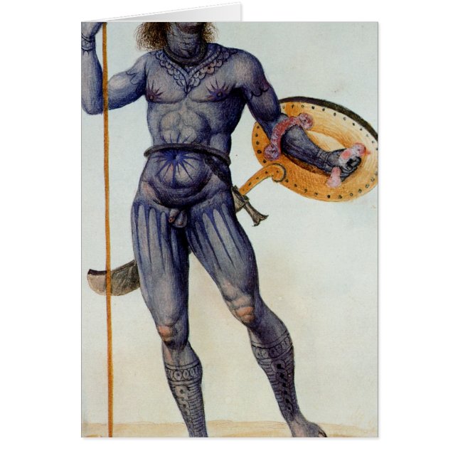 Pictish Man Holding a Shield (Voorkant)