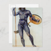 Pictish Man Holding a Shield Briefkaart (Voorkant / Achterkant)